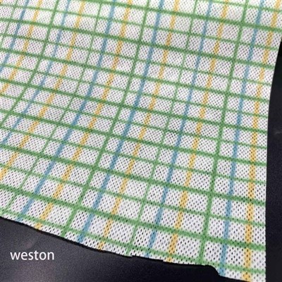 Spunlace impresso multi-cor